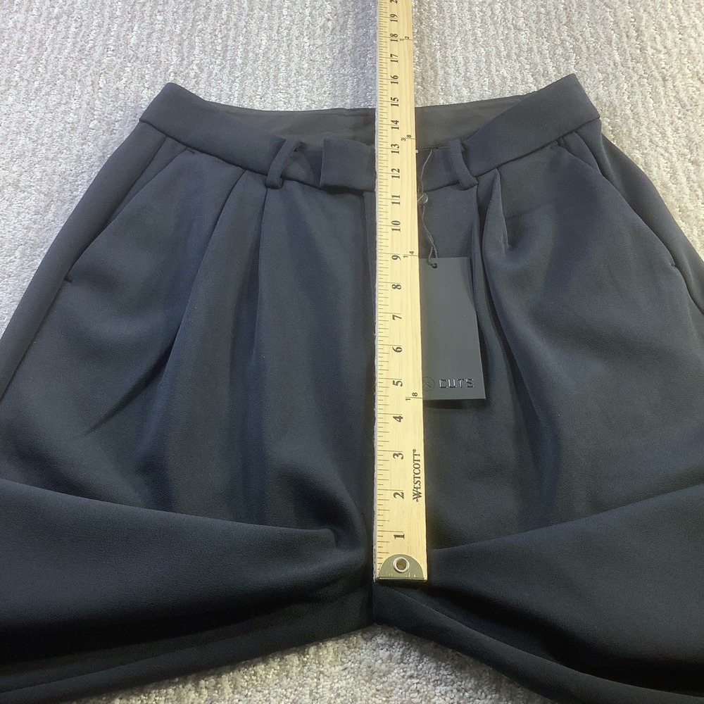 Cuts Womens Essential Pant Black‎ Wide Leg Pleated Size 6 NWT - Picture 11 of 14